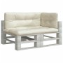 Cojines para sofá de palets 3 unidades tela crema by , Cushions for chairs and sofas - Ref: Foro24-3217125, Price: 89,41 €, D...