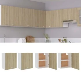 Hängeschränke 2 Einheiten Sonoma-Eichensperrholz 50x31x60 cm von vidaXL, Küchenschränke - Ref: Foro24-805081, Preis: 78,73 €,...