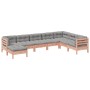 Set de sofás jardín 8 pzas con cojines madera de abeto Douglas von , Gartensets - Ref: Foro24-3299579, Preis: 848,21 €, Rabat...