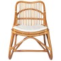 Silla de ratán lino marrón claro de , Sillones - Ref: Foro24-325483, Precio: 162,22 €