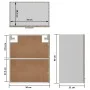 Hängeschränke 2 Einheiten Sonoma-Eichensperrholz 50x31x60 cm von vidaXL, Küchenschränke - Ref: Foro24-805081, Preis: 78,42 €,...