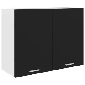 Hängender Küchenschrank aus schwarzem Sperrholz, 80 x 31 x 60 cm von vidaXL, Küchenschränke - Ref: Foro24-801277, Preis: 80,7...
