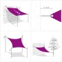 Toldo de vela triangular HDPE azul 160 g/m² 4x5x5 m von , Sonnenschirme - Ref: Foro24-311536, Preis: 30,86 €, Rabatt: %