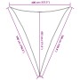 Toldo de vela triangular HDPE azul 160 g/m² 4x5x5 m von , Sonnenschirme - Ref: Foro24-311536, Preis: 30,86 €, Rabatt: %