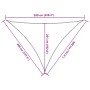 Toldo de vela triangular HDPE azul 160 g/m² 4x4x5,8 m von , Sonnenschirme - Ref: Foro24-311534, Preis: 27,99 €, Rabatt: %