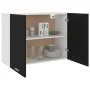 Hängender Küchenschrank aus schwarzem Sperrholz, 80 x 31 x 60 cm von vidaXL, Küchenschränke - Ref: Foro24-801277, Preis: 80,7...