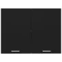 Hängender Küchenschrank aus schwarzem Sperrholz, 80 x 31 x 60 cm von vidaXL, Küchenschränke - Ref: Foro24-801277, Preis: 80,7...
