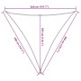 Toldo de vela triangular HDPE naranja 160 g/m² 3,6x3,6x3,6 m by , Umbrellas - Ref: Foro24-311693, Price: 24,19 €, Discount: %
