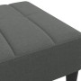 Fußstütze aus dunkelgrauem Stoff 77x55x31 cm von , Osmanen - Ref: Foro24-4007381, Preis: 68,90 €, Rabatt: %