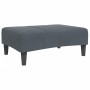 Fußstütze aus dunkelgrauem Samt 77x55x31 cm von , Osmanen - Ref: Foro24-4007376, Preis: 68,23 €, Rabatt: %