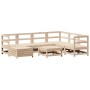 Juego de sofás de jardín 8 pzas madera maciza de pino by , Garden sets - Ref: Foro24-3250556, Price: 461,09 €, Discount: %