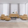 Juego de sofás con cojines 4 piezas terciopelo marrón by , Sofas - Ref: Foro24-3202187, Price: 828,67 €, Discount: %