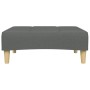 Sofá cama de 2 plazas con taburete tela gris oscuro von , Sofas - Ref: Foro24-3258107, Preis: 323,49 €, Rabatt: %