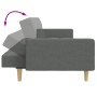 Sofá cama de 2 plazas con taburete tela gris oscuro von , Sofas - Ref: Foro24-3258107, Preis: 323,49 €, Rabatt: %