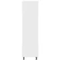 White plywood microwave cabinet 60x57x207 cm by vidaXL, Kitchen cabinets - Ref: Foro24-802546, Price: 201,55 €, Discount: %