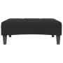 Sofá cama de 2 plazas con taburete terciopelo negro de , Sofás - Ref: Foro24-3258113, Precio: 276,81 €