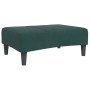 Sofá cama de 2 plazas con taburete terciopelo verde oscuro by , Sofas - Ref: Foro24-3258118, Price: 336,27 €, Discount: %