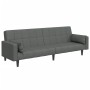 Sofá cama de 2 plazas con taburete tela gris oscuro by , Sofas - Ref: Foro24-3258124, Price: 341,75 €, Discount: %