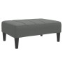 Sofá cama de 2 plazas con taburete tela gris oscuro by , Sofas - Ref: Foro24-3258124, Price: 341,75 €, Discount: %