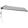 Toldo retráctil aluminio y tela gris antracita y blanco 4x3 m von , Markisen - Ref: Foro24-3216140, Preis: 783,54 €, Rabatt: %