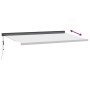 Toldo retráctil aluminio y tela gris antracita y blanco 5x3 m by , Awnings - Ref: Foro24-3216142, Price: 750,24 €, Discount: %