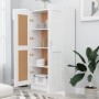 Bücherregal aus Holzwerkstoff weiß 82,5x30,5x150 cm von vidaXL, Bücherregale und Regale - Ref: Foro24-802723, Preis: 141,17 €...