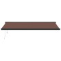 Toldo retráctil automático marrón 500x300 cm von , Markisen - Ref: Foro24-3215737, Preis: 754,83 €, Rabatt: %