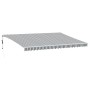 Toldo retráctil automático gris antracita y blanco 500x300 cm von , Markisen - Ref: Foro24-3310237, Preis: 504,52 €, Rabatt: %