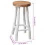 Taburete de cocina de madera de teca von , Küchenhocker - Ref: Foro24-244546, Preis: 121,34 €, Rabatt: %