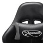 Schwarz-grauer Gaming-Stuhl aus Kunstleder von vidaXL, Gaming-Stühle - Ref: Foro24-20506, Preis: 182,27 €, Rabatt: %