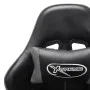 Silla de gaming de cuero sintético negro y gris de vidaXL, Sillones para videojuegos - Ref: Foro24-20506, Precio: 179,30 €, D...