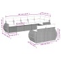 Set sofás de jardín 8 piezas y cojines ratán sintético marrón von , Gartensets - Ref: Foro24-3253960, Preis: 600,89 €, Rabatt: %