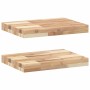 Estantes flotantes 2 uds madera acacia sin tratar 40x30x4 cm von , Regale und Regale - Ref: Foro24-3279444, Preis: 66,71 €, R...