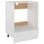 Weißer Ofenschrank aus Holzwerkstoff, 60 x 46 x 81,5 cm von vidaXL, Küchenschränke - Ref: Foro24-802497, Preis: 61,77 €, Raba...