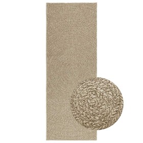 Alfombra ZIZUR apariencia yute interior exterior beige 80x200cm de , Alfombras - Ref: Foro24-4010403, Precio: 57,45 €, Descue...