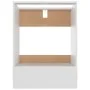 Weißer Ofenschrank aus Holzwerkstoff, 60 x 46 x 81,5 cm von vidaXL, Küchenschränke - Ref: Foro24-802497, Preis: 61,77 €, Raba...