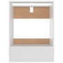 Weißer Ofenschrank aus Holzwerkstoff, 60 x 46 x 81,5 cm von vidaXL, Küchenschränke - Ref: Foro24-802497, Preis: 63,54 €, Raba...
