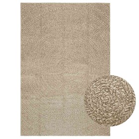 Alfombra ZIZUR aspecto yute interior/exterior beige 140x200 cm de , Alfombras - Ref: Foro24-4010408, Precio: 87,01 €, Descuen...