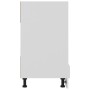 Weißer Ofenschrank aus Holzwerkstoff, 60 x 46 x 81,5 cm von vidaXL, Küchenschränke - Ref: Foro24-802497, Preis: 63,54 €, Raba...