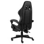 Gaming chair with footrest black and gray synthetic leather by vidaXL, Office chairs - Ref: Foro24-20530, Price: 146,39 €, Di...