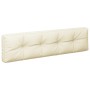 Cojines para sofá de palets 2 unidades tela crema by , Cushions for chairs and sofas - Ref: Foro24-360823, Price: 73,52 €, Di...