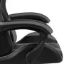 Gaming chair with footrest black and gray synthetic leather by vidaXL, Office chairs - Ref: Foro24-20530, Price: 146,39 €, Di...