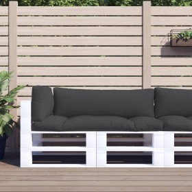 Cojines para palets 3 piezas tela negro by , Cushions for chairs and sofas - Ref: Foro24-360951, Price: 66,55 €, Discount: %
