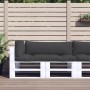 Cojines para palets 3 piezas tela negro von , Kissen für Stühle und Sofas - Ref: Foro24-360951, Preis: 66,55 €, Rabatt: %