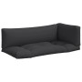 Cojines para palets 3 piezas tela negro von , Kissen für Stühle und Sofas - Ref: Foro24-360951, Preis: 66,55 €, Rabatt: %