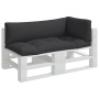 Cojines para palets 3 piezas tela negro von , Kissen für Stühle und Sofas - Ref: Foro24-360951, Preis: 66,55 €, Rabatt: %