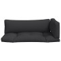 Cojines para palets 3 piezas tela negro von , Kissen für Stühle und Sofas - Ref: Foro24-360951, Preis: 66,55 €, Rabatt: %