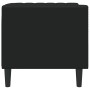 Sillón Chesterfield de cuero artificial negro by , Sofas - Ref: Foro24-372652, Price: 165,58 €, Discount: %