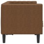 Sofá Chesterfield de 2 plazas piel de ante sintético marrón von , Sofas - Ref: Foro24-372665, Preis: 273,35 €, Rabatt: %