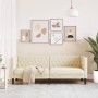 Sofá Chesterfield de 3 plazas cuero artificial blanco crema von , Sofas - Ref: Foro24-372667, Preis: 277,15 €, Rabatt: %